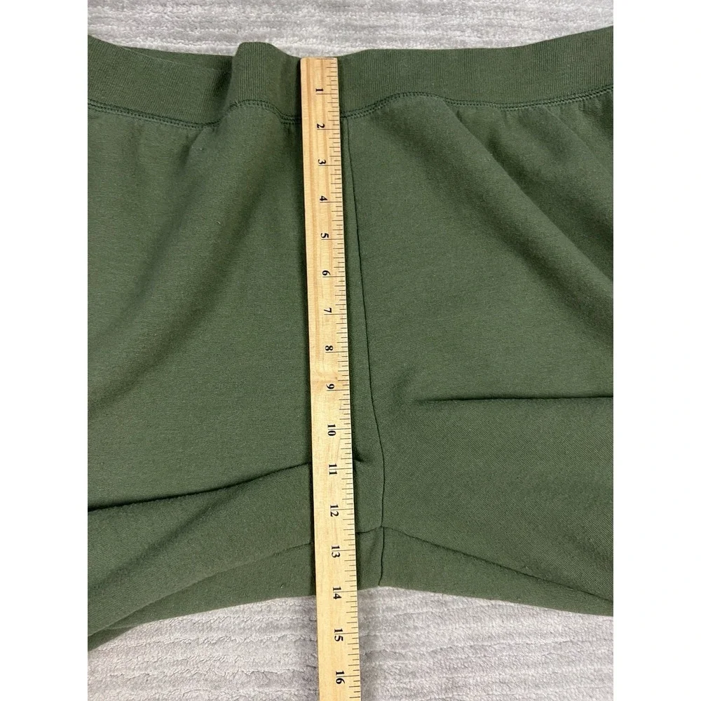 Hanes Sweatpants Adult‎ XL Green Pull On Elastic Waist Cotton Blend Athleisure